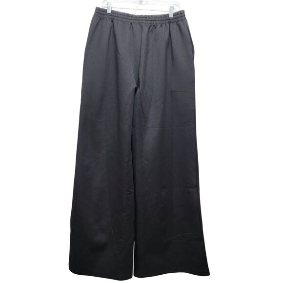 Black & White Womens Striped Easyhon Track Pants With Smiley Patch Size L - Picture 9 of 9